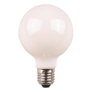 LED LAMP GLOBE G125 CROSSED FILAMENT 8W Ε27  4000K 220-240V MILKY