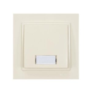 DESPINA BELL SWITCH WITH NAME PLATE CREAM