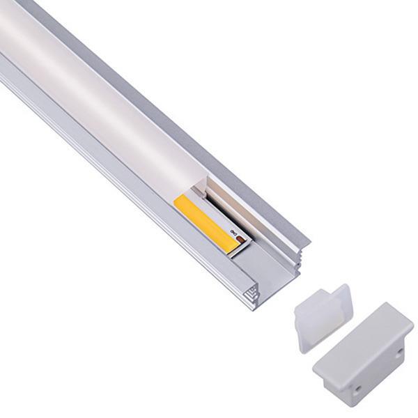 PROFILE RECESSED SINGLE 2000*18*13 45° IP65