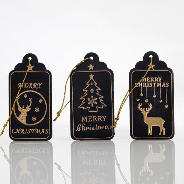 SET 12 METALLIC ORNAMENT