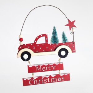 WOODEN DECO WITH CAR