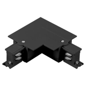 CONJUCTION RAIL RECESSED 4 LINES ANGLE 90⁰ BLACK