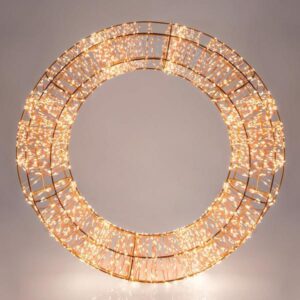 LIGHTED WREATH