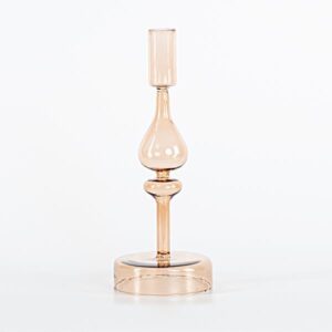 GLASS CANDLE HOLDER