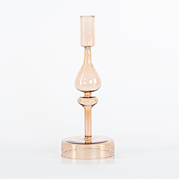 GLASS CANDLE HOLDER