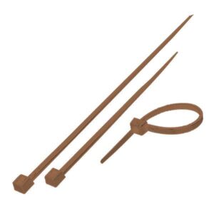 CABLE-TIES COLOUR BROWN 250X4