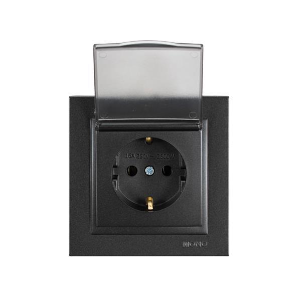 DESPINA SOCKET OUTLET EARTHED WITH PROTECTION COVER FUME