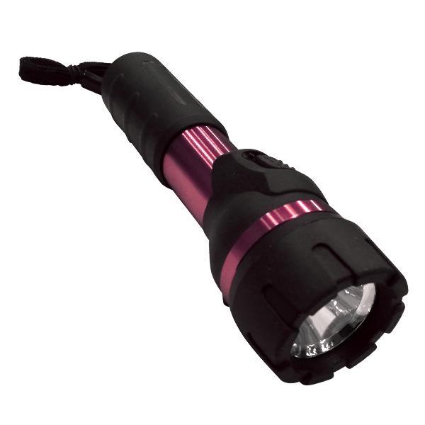 LED FLASHLIGHT ALUMINUM WATERPROOF RED