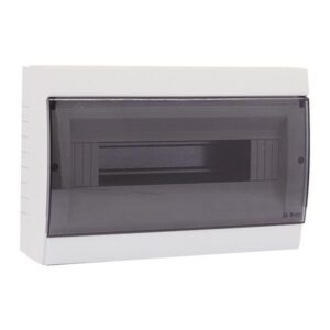 ΠΙΝΑΚΑΣ ΕΞΩΤΕΡΙΚΟΣ ΜΕ ΠΟΡΤΑ 12 ΘΕΣΕΩΝ IP40 (9700.12) ΓΚΡΙ