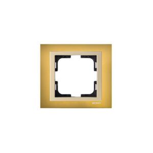 CHROME SINGLE FRAME GOLD