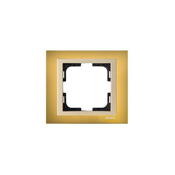 CHROME SINGLE FRAME GOLD