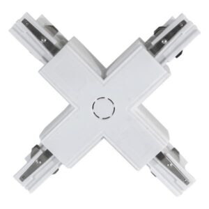 CONJUCTION RAIL UNIVERSAL 4 LINES TYPE "CROSS" WHITE