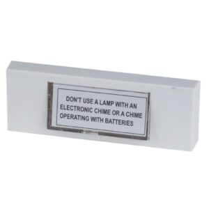 OUTDOOR DOORBELL PUSH BUTTON WITH INDICATOR PB-03 WHITE IP44