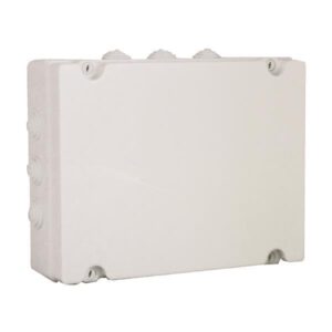 JUNCTION BOX 376Χ300Χ120 INOX SCREWS IP65 (014.A) GREY
