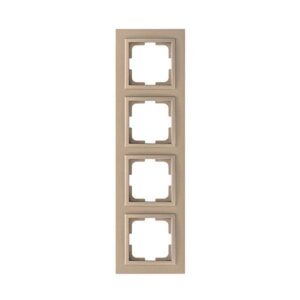 DESPINA 4 GANG FRAME LIGHT FUME