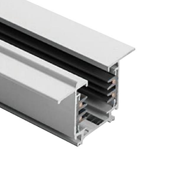 RAIL RECESSED 4 LINES 1m WHITE RAIL RECESSED 4 LINES 1m WHITE