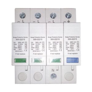 SURGE PROTECTIVE DEVICE TRIPLE PHASE T1-T2-T3 12.5kA 320V 4P