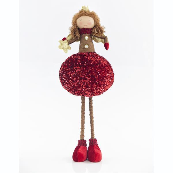 PRINCESS WITH RED PON PON SKIRT