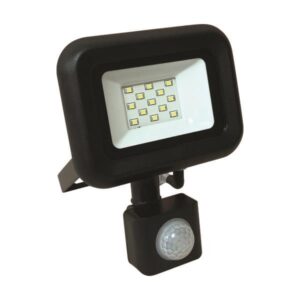 PROJECTOR LED SMD WITH ROTADED MOVEMENT DETECTOR 10W BLACK IP44 4000K PLUS