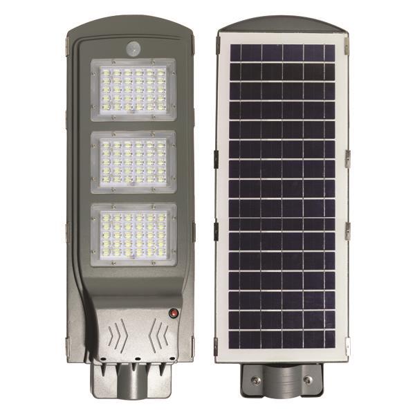 STREET LIGHT SOLAR WITH MOVEMENT SENSOR LED SMD 60W GREY 6000K IP65 PLUS