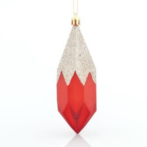 DIAMOND RED WITH CHAMPAGNE GLITTER