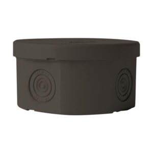 JUNCTION BOX Φ80X40 IP65 (002.CS.N) BLACK