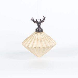 RAISED PORCELAIN ORNAMENT