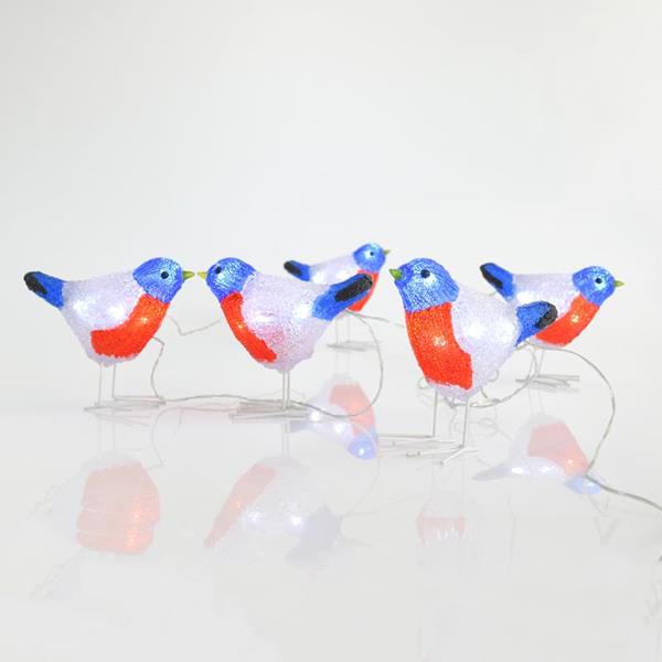 5 ACRYLIC BIRDS LED 5 ACRYLIC BIRDS LED