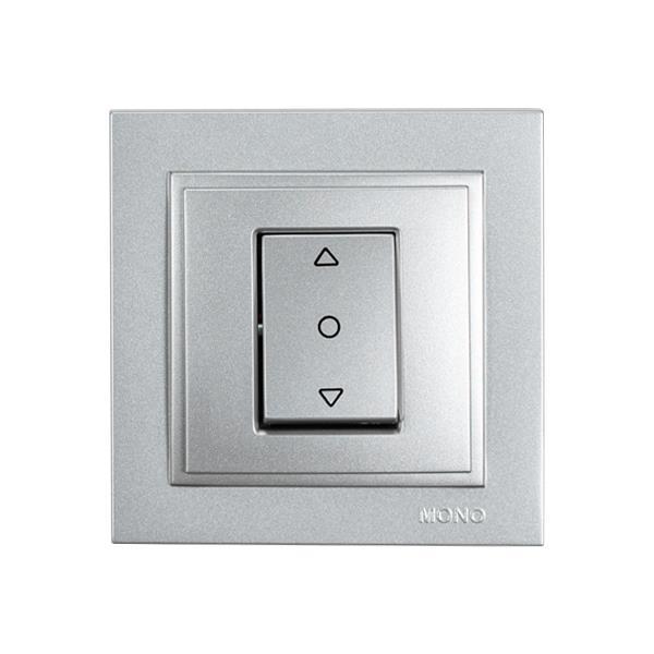 DESPINA ROLLER BLINDS ONE WAY SWITCH SILVER