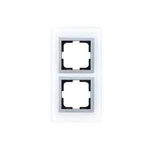 STYLE DOUBLE FRAME WHITE GLASS
