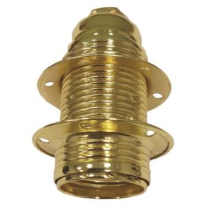 LAMPHOLDER METAL 2 RINGS GOLD E14