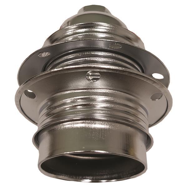 LAMPHOLDER METAL 2 RINGS CHROME E27