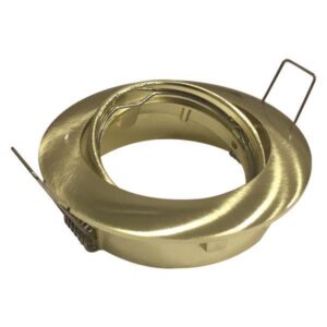 SPOT RECESSED MOVABLE ALUMINUM PAR16 SATIN GOLD