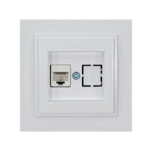 DESPINA DATA SOCKET OUTLET RJ45 CAT 6 WHITE