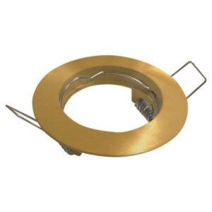SPOT RECESSED FIXED ALUMINUM PAR16  SATIN GOLD