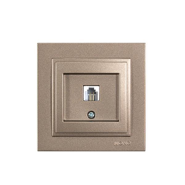 ΠΡΙΖΑ ΤΗΛΕΦΩΝΟΥ MONH RJ 11 LIGHT FUME ΠΡΙΖΑ ΤΗΛΕΦΩΝΟΥ MONH RJ 11 LIGHT FUME