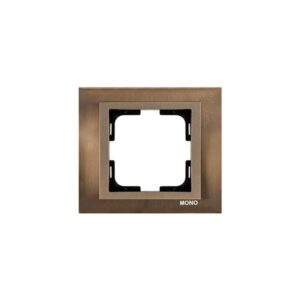 CHROME SINGLE FRAME BRONZE