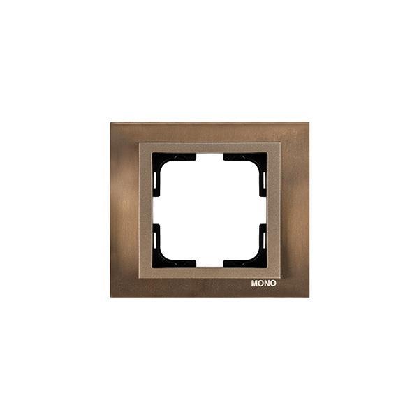 CHROME SINGLE FRAME BRONZE