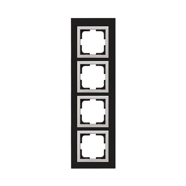 STYLE 4 GANG FRAME FUME GLASS
