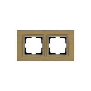 STYLE DOUBLE FRAME BRONZE ALUMINIUM