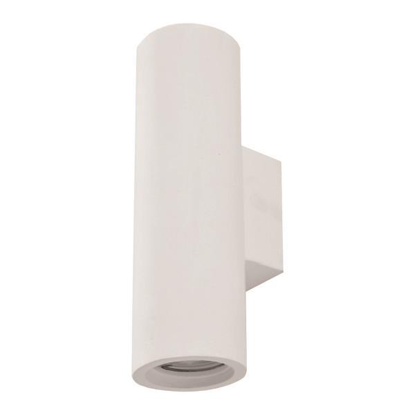 WALL LIGHT PLASTER UP-DOWN ROUND 2xGU10 MAX 6W LED Φ75x100x250