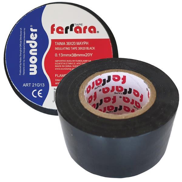 PVC ELECTRICAL INSULATING TAPE 38X20 BLACK PVC ELECTRICAL INSULATING TAPE 38X20 BLACK