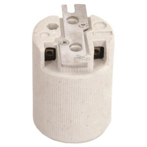 LAMPHOLDER PORCELAIN WITH BAR E40