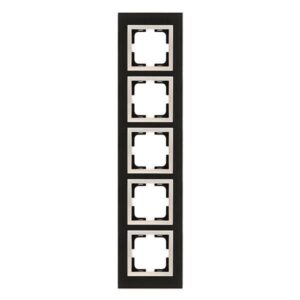 STYLE 5 GANG FRAME FUME GLASS
