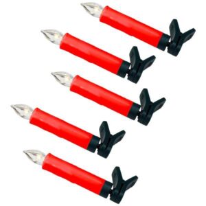 SET 5 WIRELESS LED TREE CANDLES