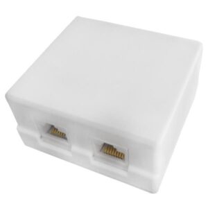 SWITCH SOCKET TELEPHONE OUTDOOR DOUBLE ADHESIVE RG45 CAT-5e
