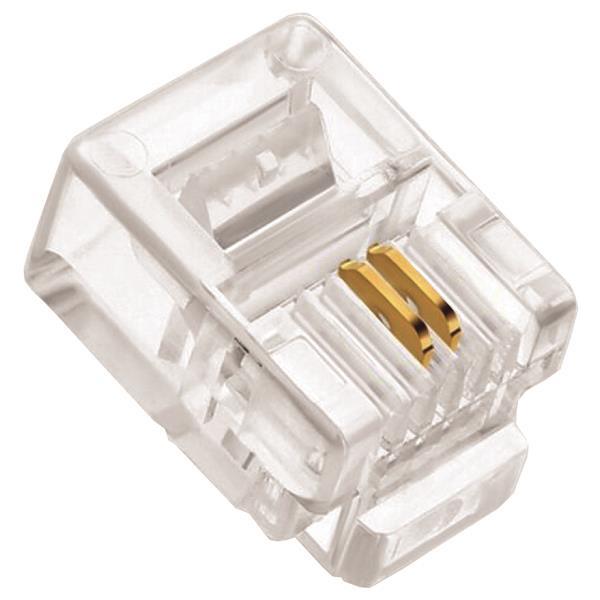 MODULAR TELEPHONE PLUG 4P2C