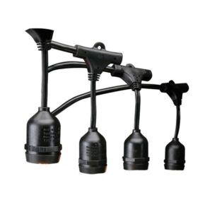 OUTDOOR STRING LIGHT 10m WITH 10 LAMPHOLDERS E27
