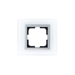 STYLE SINGLE FRAME WHITE GLASS