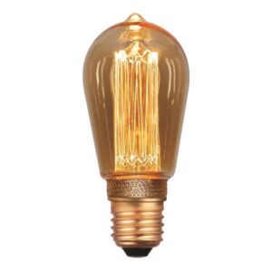 ΛΑΜΠΑ LED ST64 3.5W E27 2000K 220-240V GOLD DIMMABLE